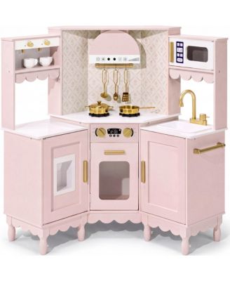 Cottage Corner Wooden Play Kitchen, Ages 3+