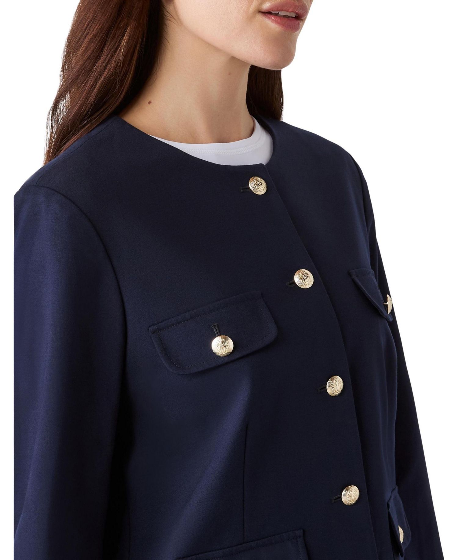 Women's Imogen Ponte Jersey Crewneck Jacket