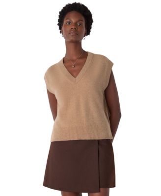 Women's Cashmere V-Neck Vest