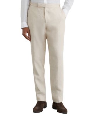 Men's Atlantic Linen-Twill Tailored-Fit Pants