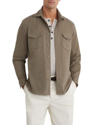 Men's Astra Long-Sleeve Cotton-Twill Regular-Fit Shirt