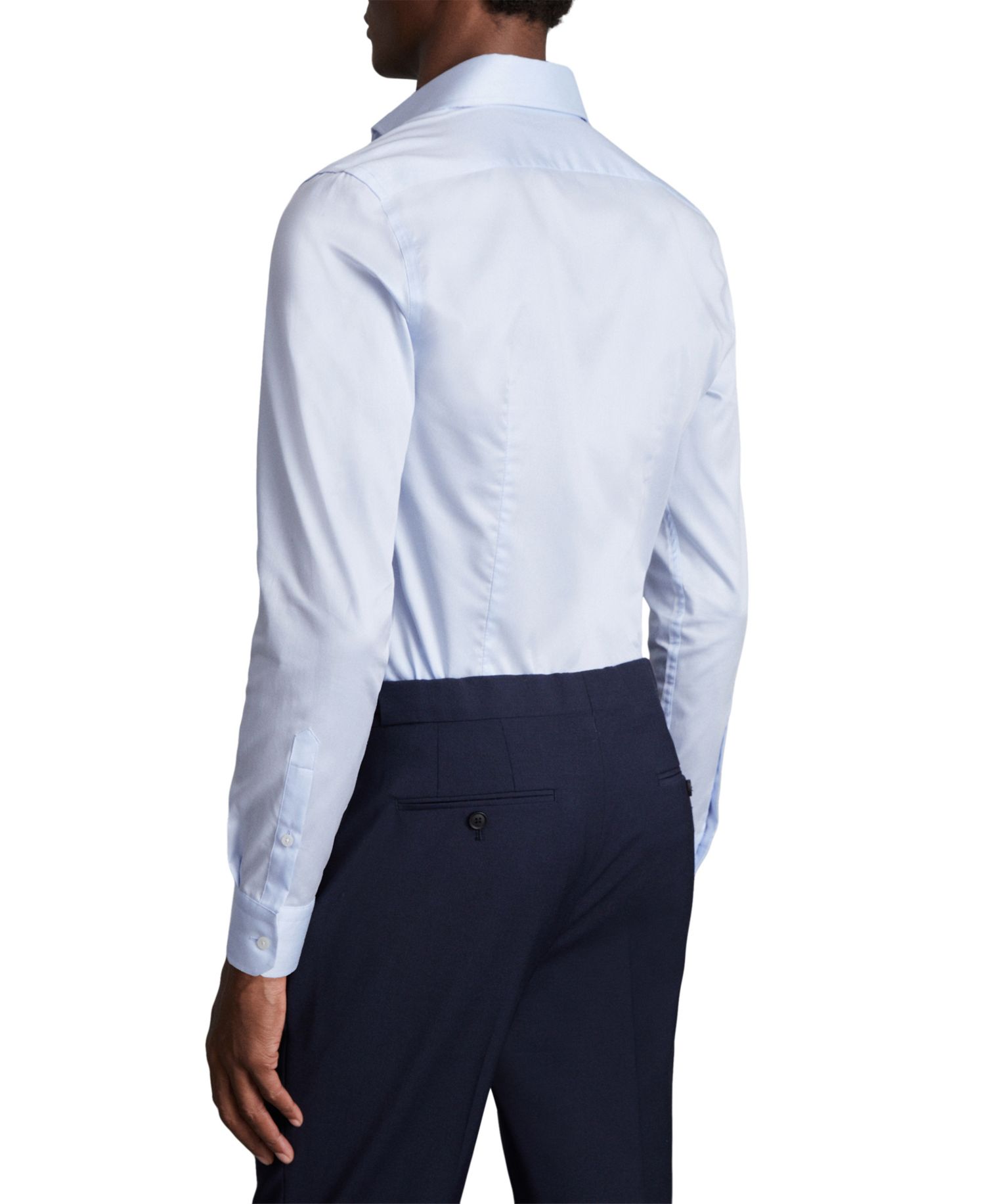 Men's Storm Slim-Fit Long-Sleeve Cutaway-Collar Dress Shirt