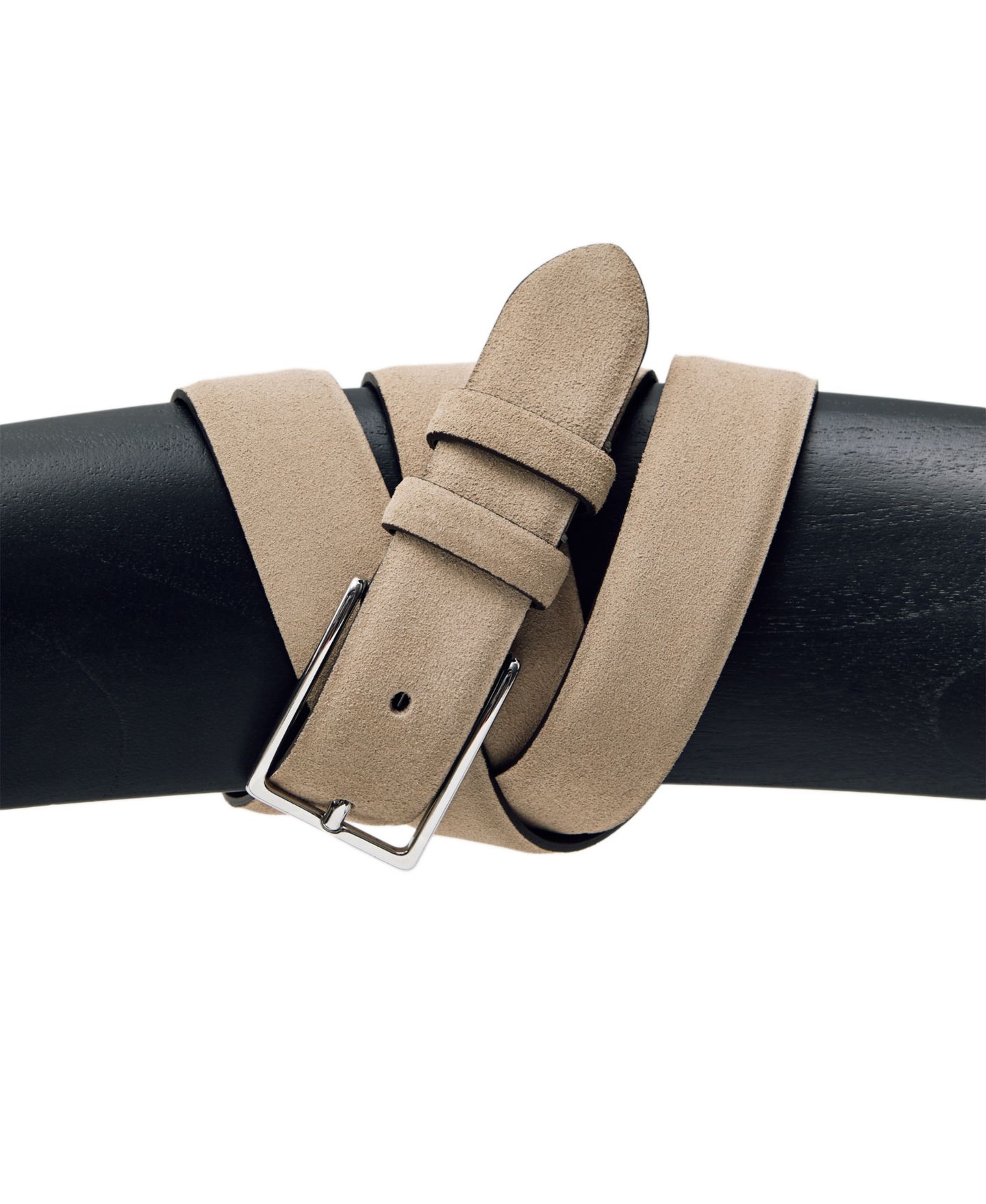 Мужской ремень REISS Suede Adjustable Buckle Belt — фото 4