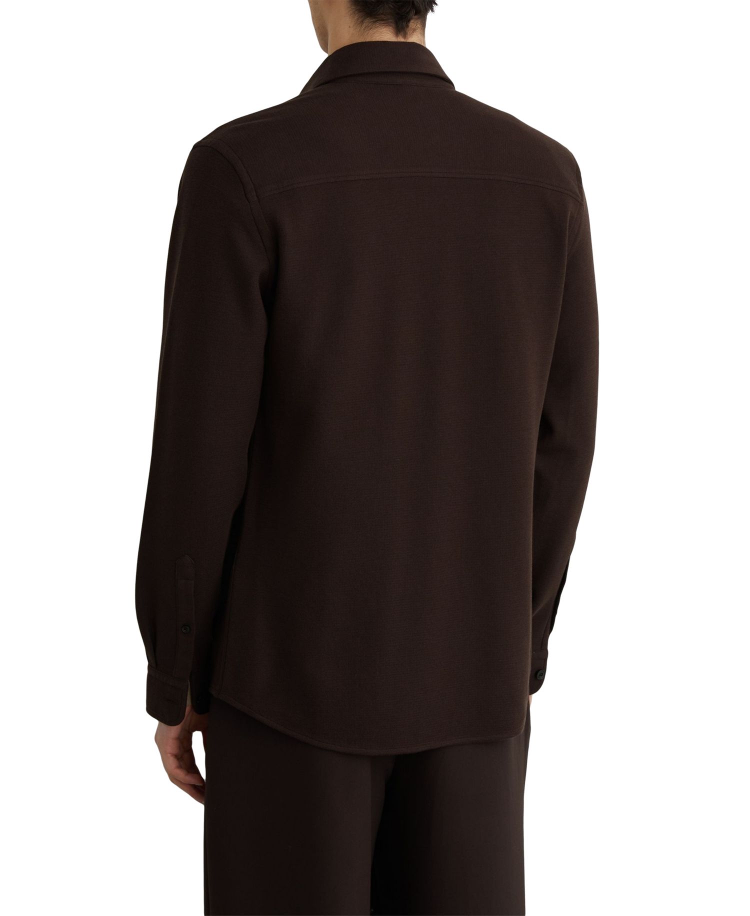 Men's Forsithe Textured Twin-Pocket Cotton-Blend Overshirt