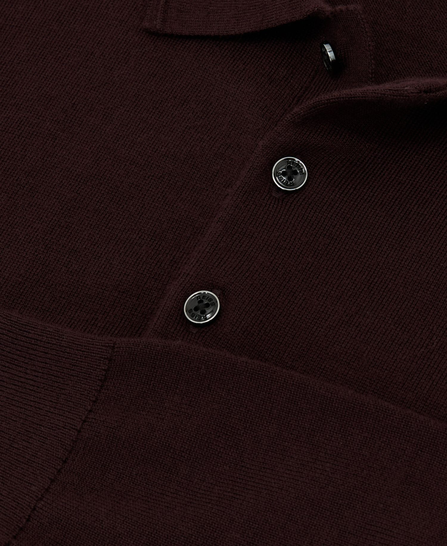 Men's Trafford Slim-Fit Merino Wool Ribbed Polo Shirt