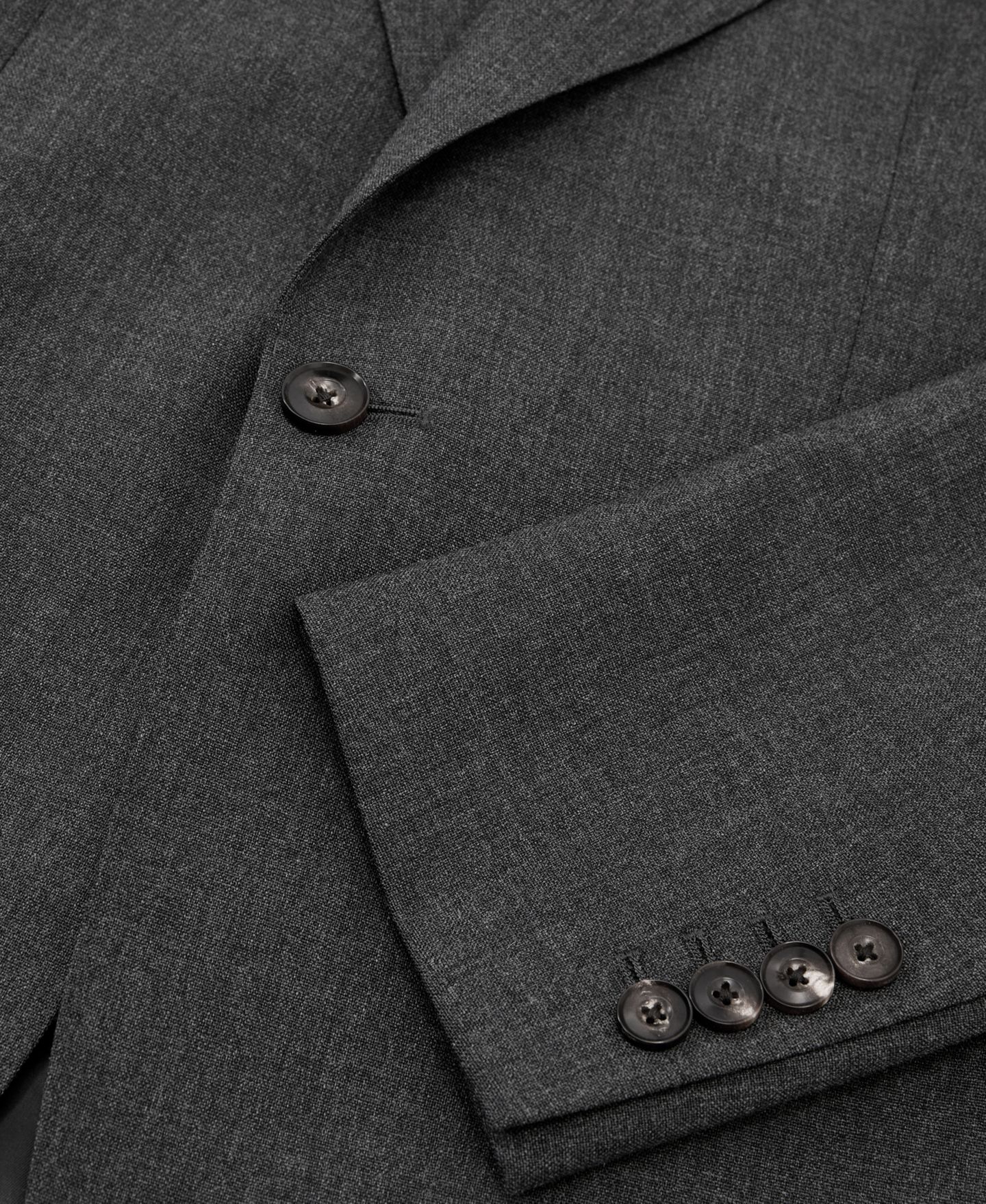 Мужской шерстяной однобортный блейзер Reiss Bold классического кроя — фото 4