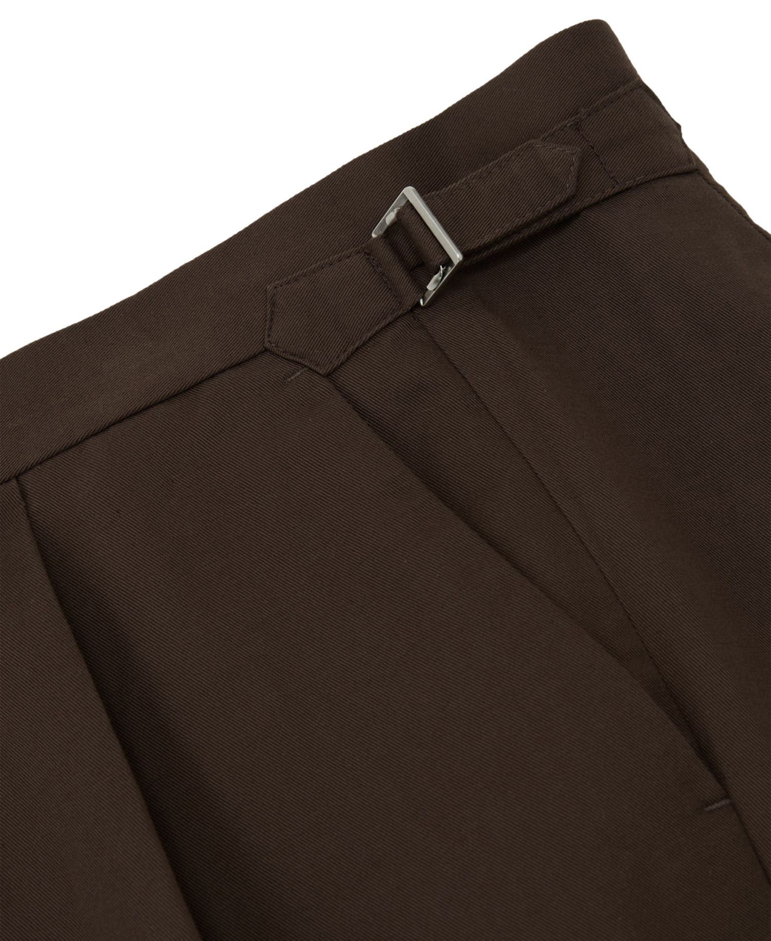 Men's Com Pleated Tapered-Fit Linen-Blend Trousers Pants