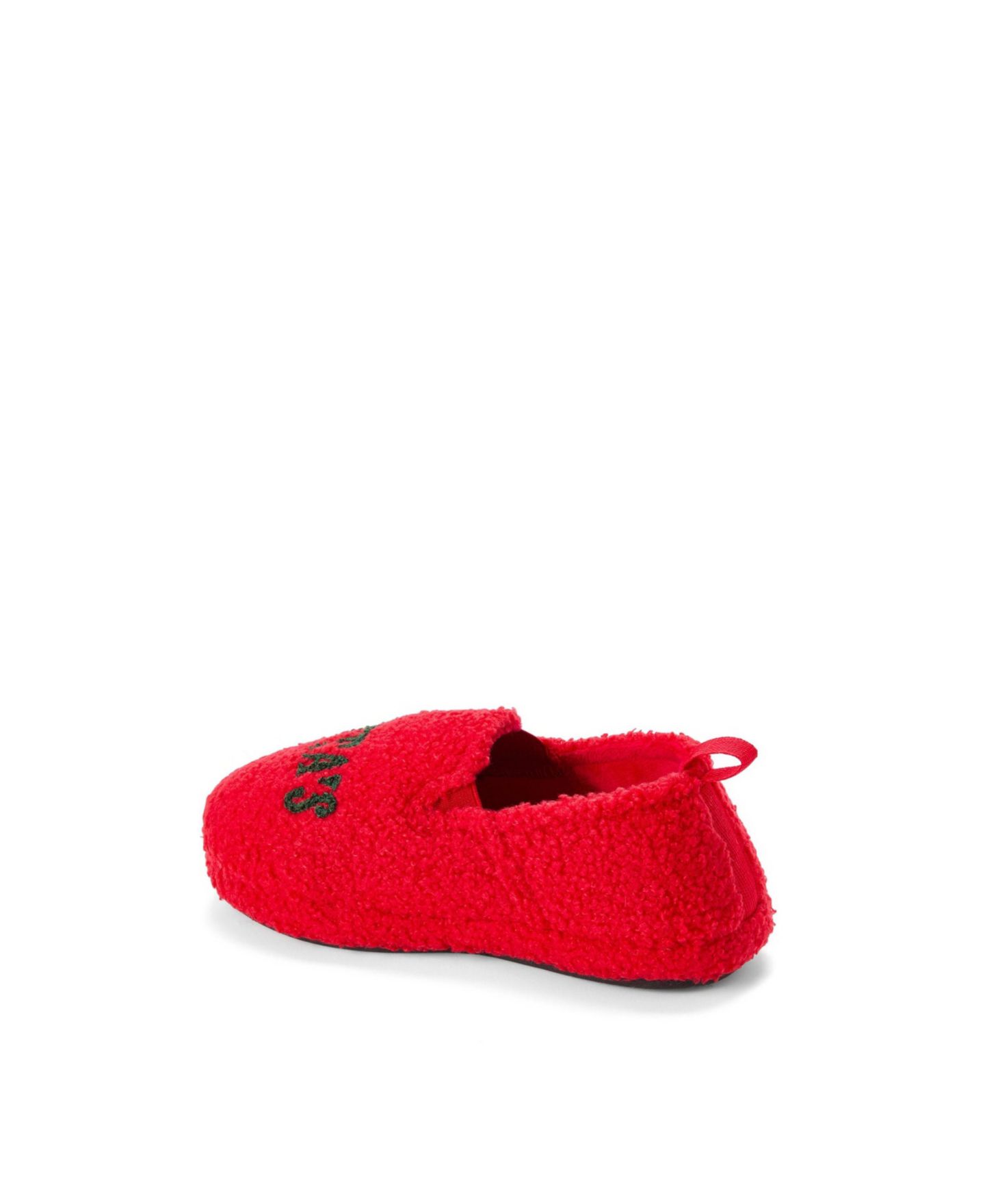 Детские домашние тапочки Dearfoams Cozy Holiday с закрытой пяткой, Mistle Toes, цвет: Cayenne — фото 6