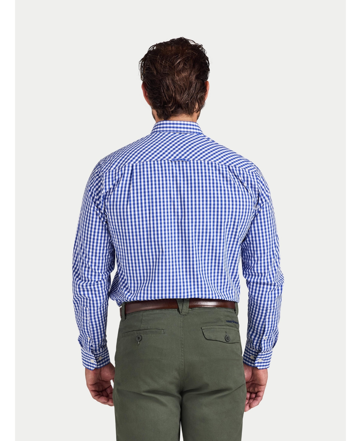 Raging Bull Men's Classic Long Sleeve Gingham Shirt