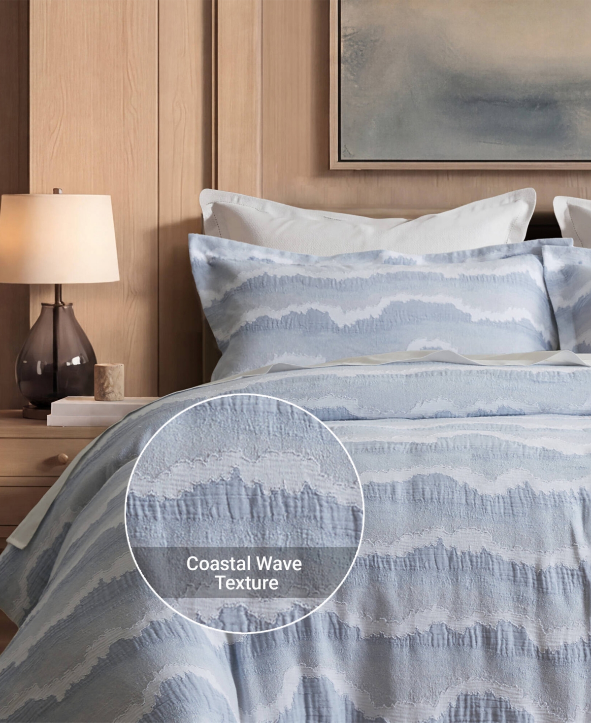 Harbor House Ocean Wave Cotton 3-Piece Duvet Cover Set
