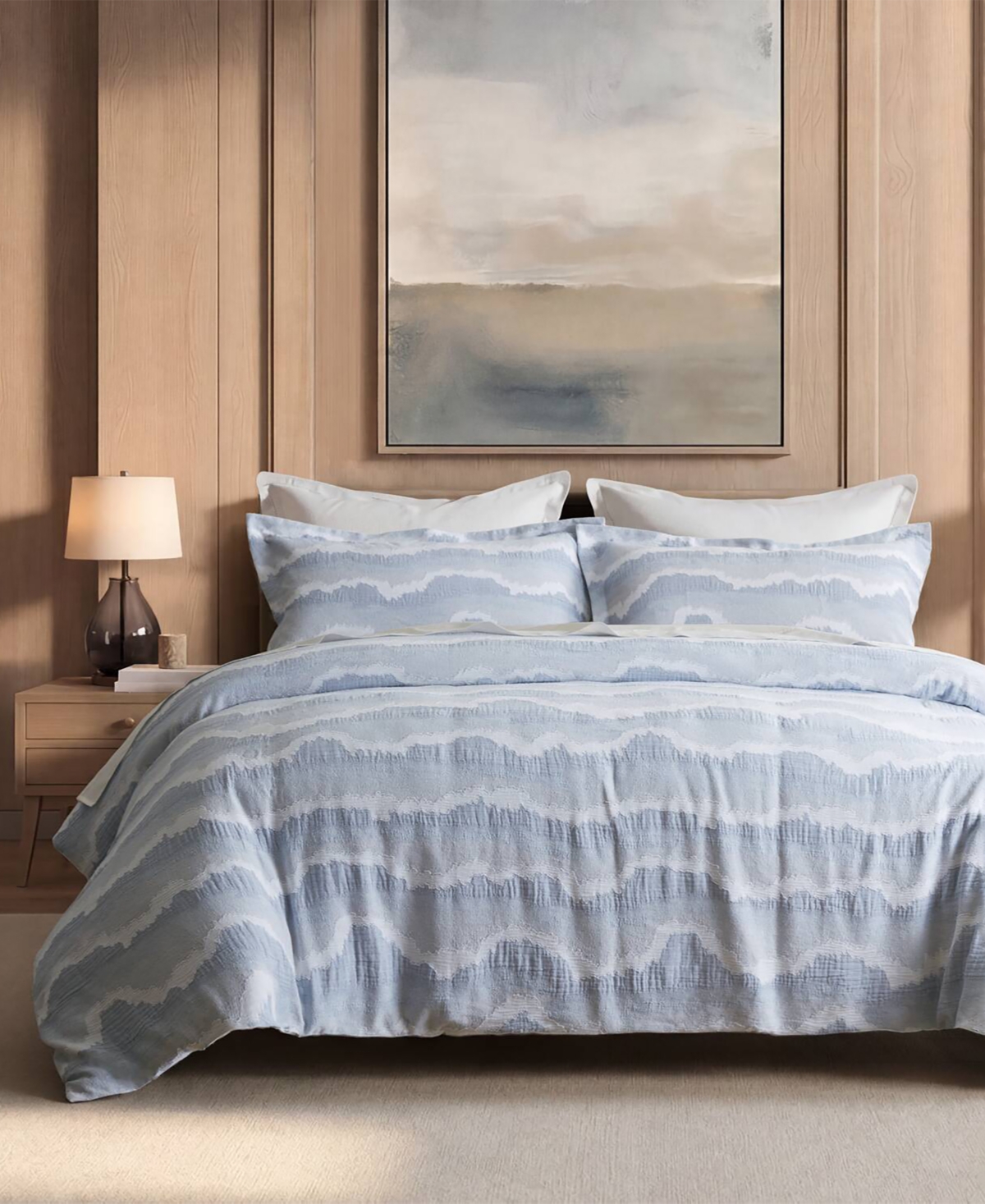 Harbor House Ocean Wave Cotton 3-Piece Duvet Cover Set