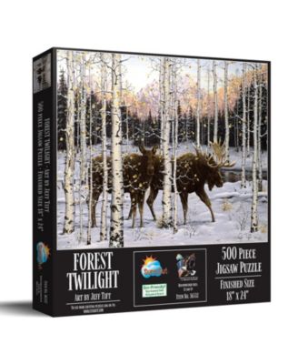Forest Twilight 500-Piece Jigsaw Puzzle, Ages 15+