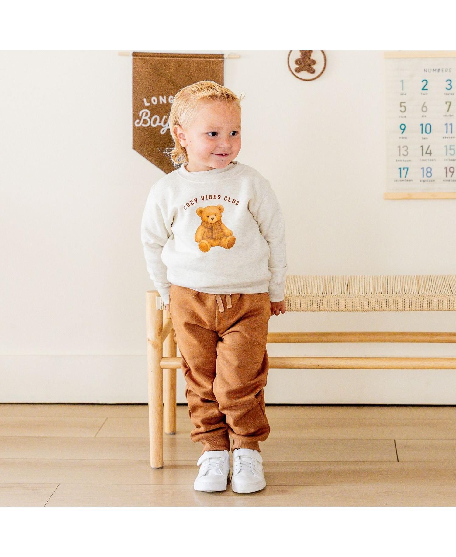 Big Boys Cozy Teddy Sweatshirt