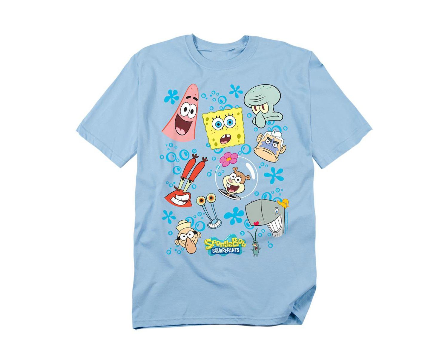 Men's Character Faces Graphic Crewneck T-Shirt