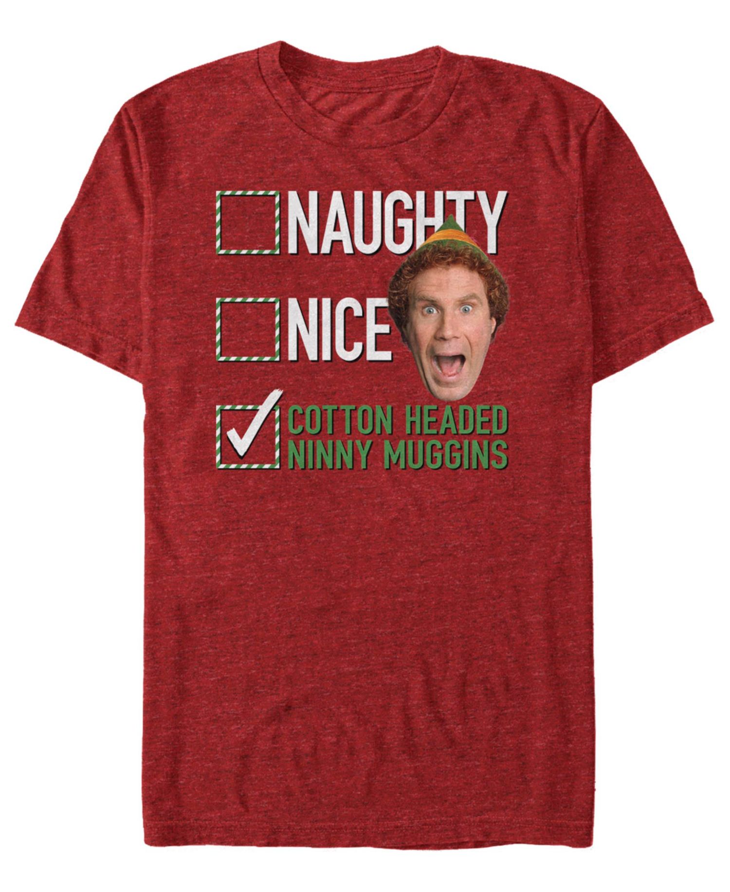 Men's Cotton Headed Checklist Graphic T-Shirt