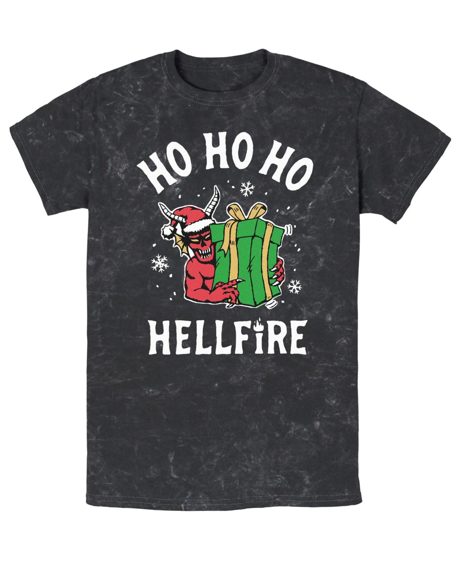 Men's Hellfire Ho Ho Ho Stranger Things Holiday Graphic T-Shirt