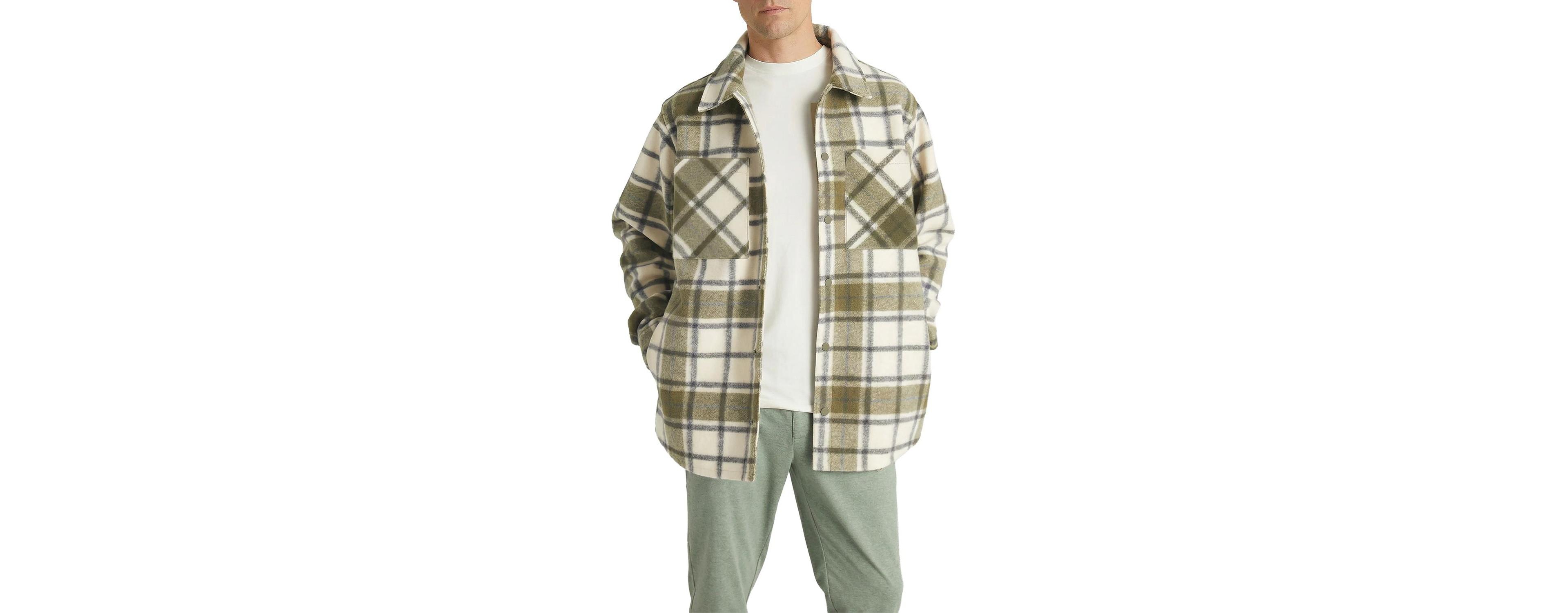 Level 7 Men's Relaxed-Fit Short Spread-Collar Adventure Shirt Jacket