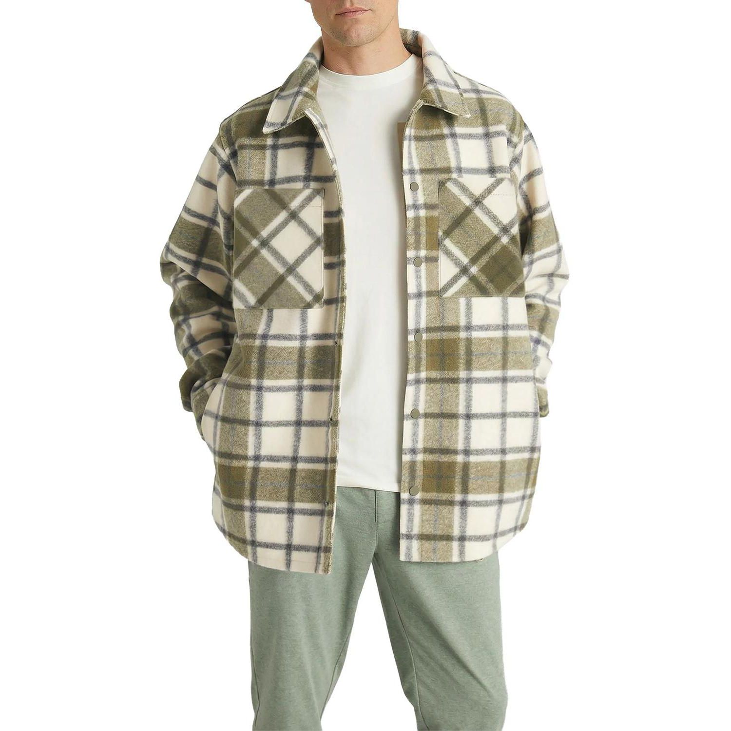 Men's Relaxed-Fit Short Spread-Collar Adventure Shirt Jacket