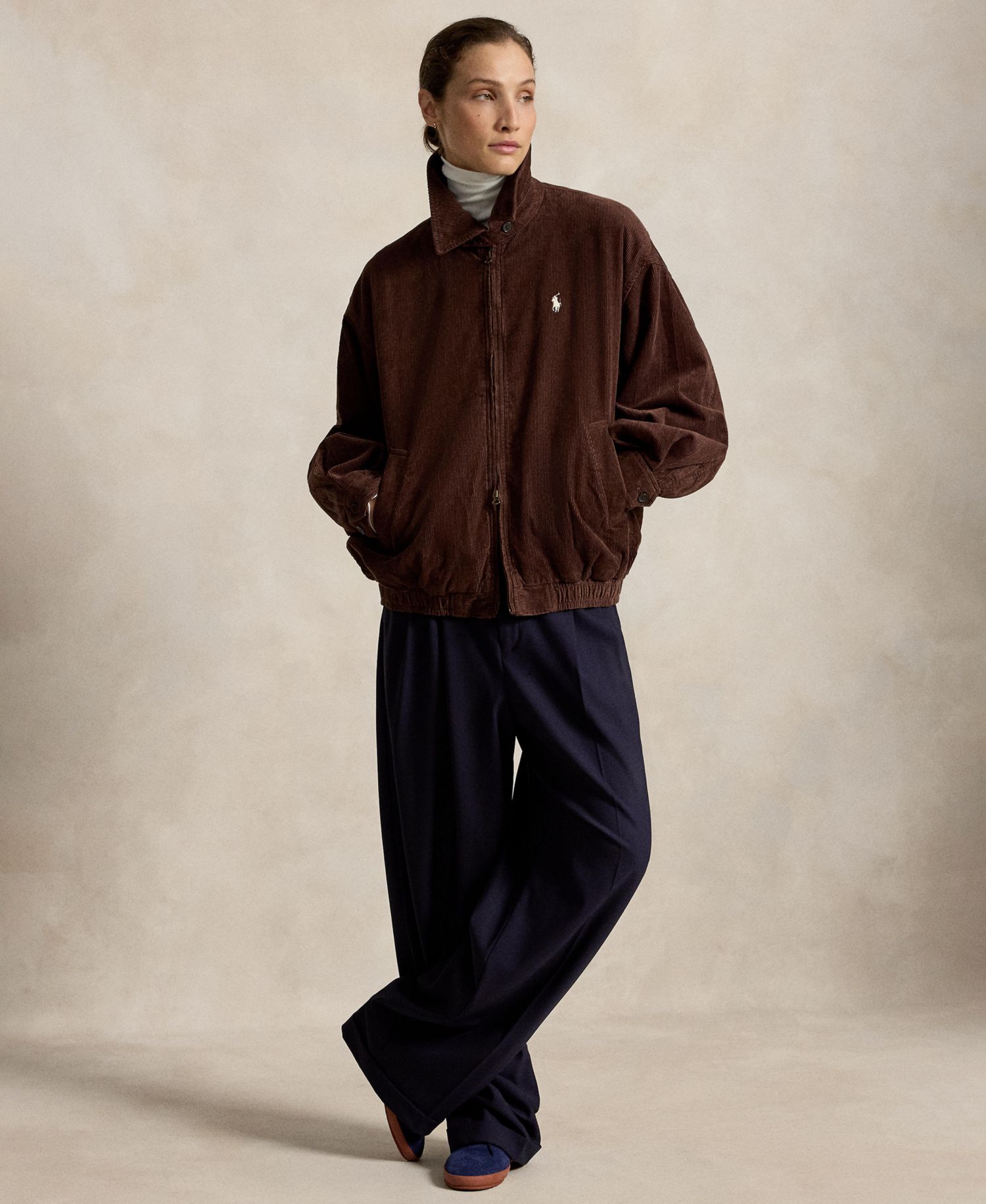 Women's Bubble Relaxed-Fit Corduroy Jacket