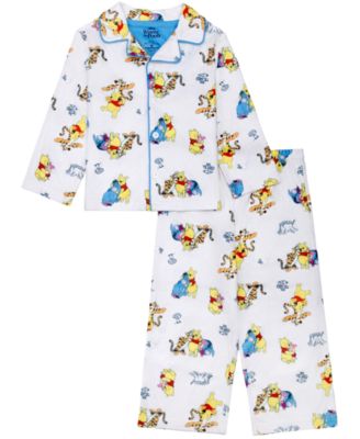 Toddler Boys' 2T-4T Winnie the Pooh Fun Friends Coat Style Pajama, 2-Piece Set