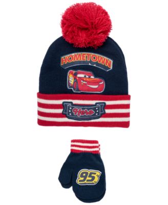 Toddler Boys' Beanie Hat and Mitten, 2-Piece Set