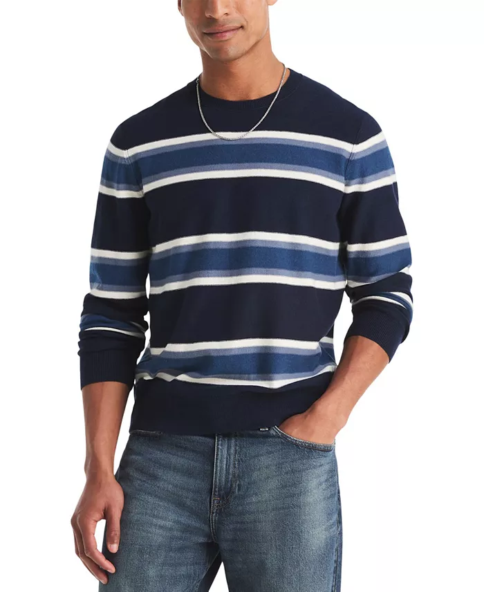 Men's Striped Crewneck Sweater - thumbnail 6