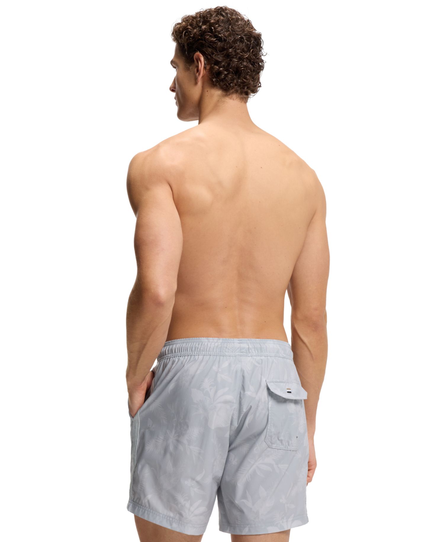 BOSS by Men's 6" Alain All Over Print Swim Trunks