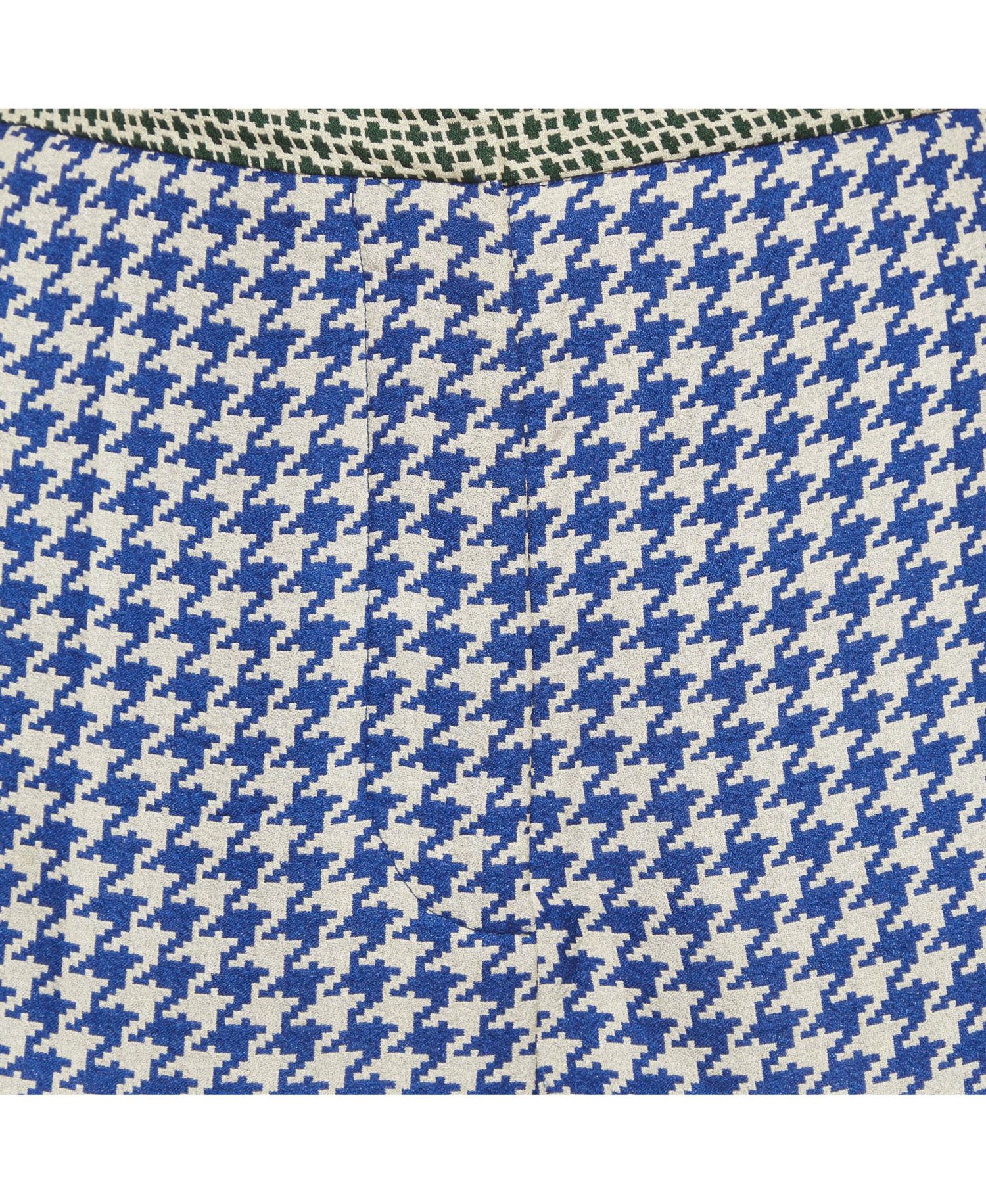 Women's Checked Crepe Shorts