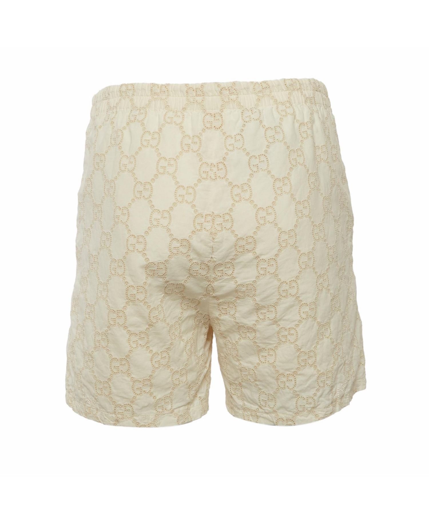 Women's Monogram Pattern Cotton Shorts