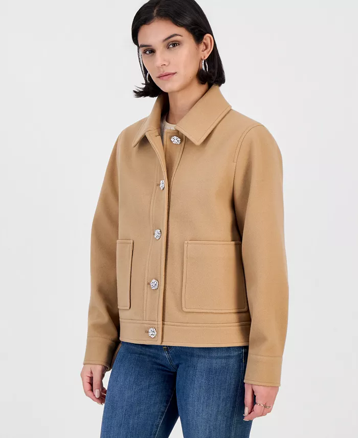 Women's Jewel Button Lady Work Jacket - thumbnail 3