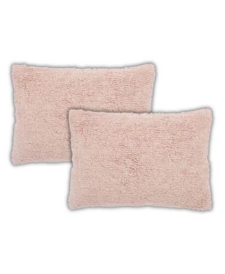 Zephyr Tufted Cotton Throw Pillow Covers, 14"x 20", Set of 2