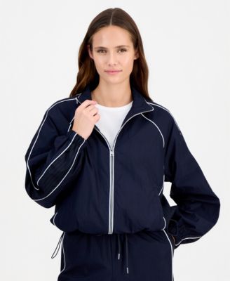 Women's Relaxed Fit High Collar Track Jacket