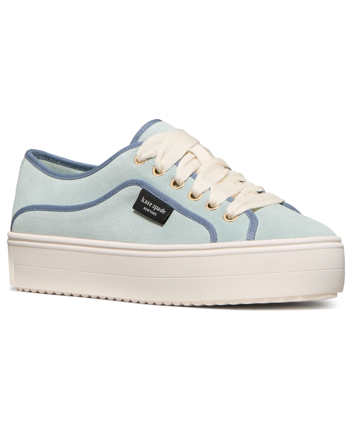 Kate Spade Women's Sam Icon Lace-up Platform Sneakers In Lake Mist