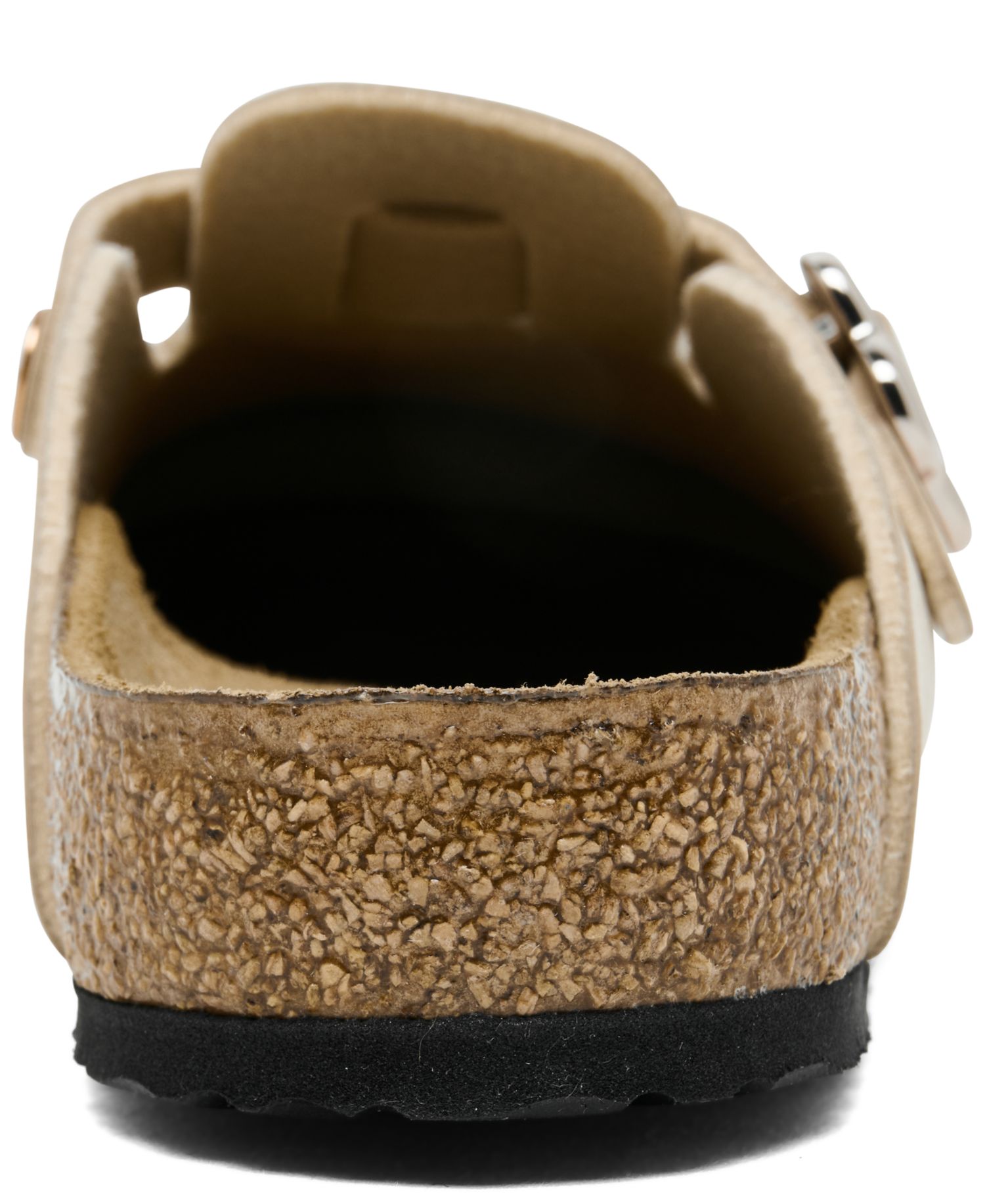 Little Kid's Boston Suede Leather Flower Buckle Clogs from Finish Line
