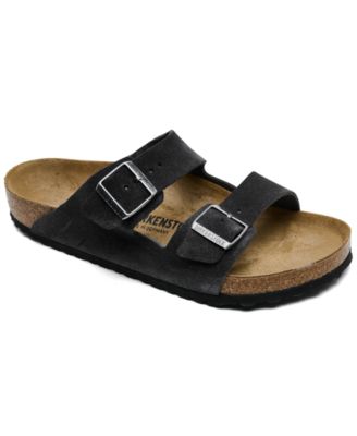Men's Arizona Suede Leather Soft Footbed Sandals from Finish Line