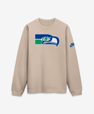 Men's Seattle Seahawks Rewind Club Throwback Long Sleeve Sweatshirt