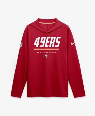 Men's Big & Tall San Francisco 49ers Sideline Game On Long-Sleeve Hooded Hoodie