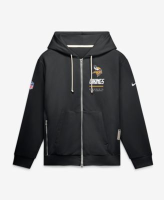Men's Minnesota Vikings Sideline Standard Issue Full-Zip Loose-Fit Hoodie