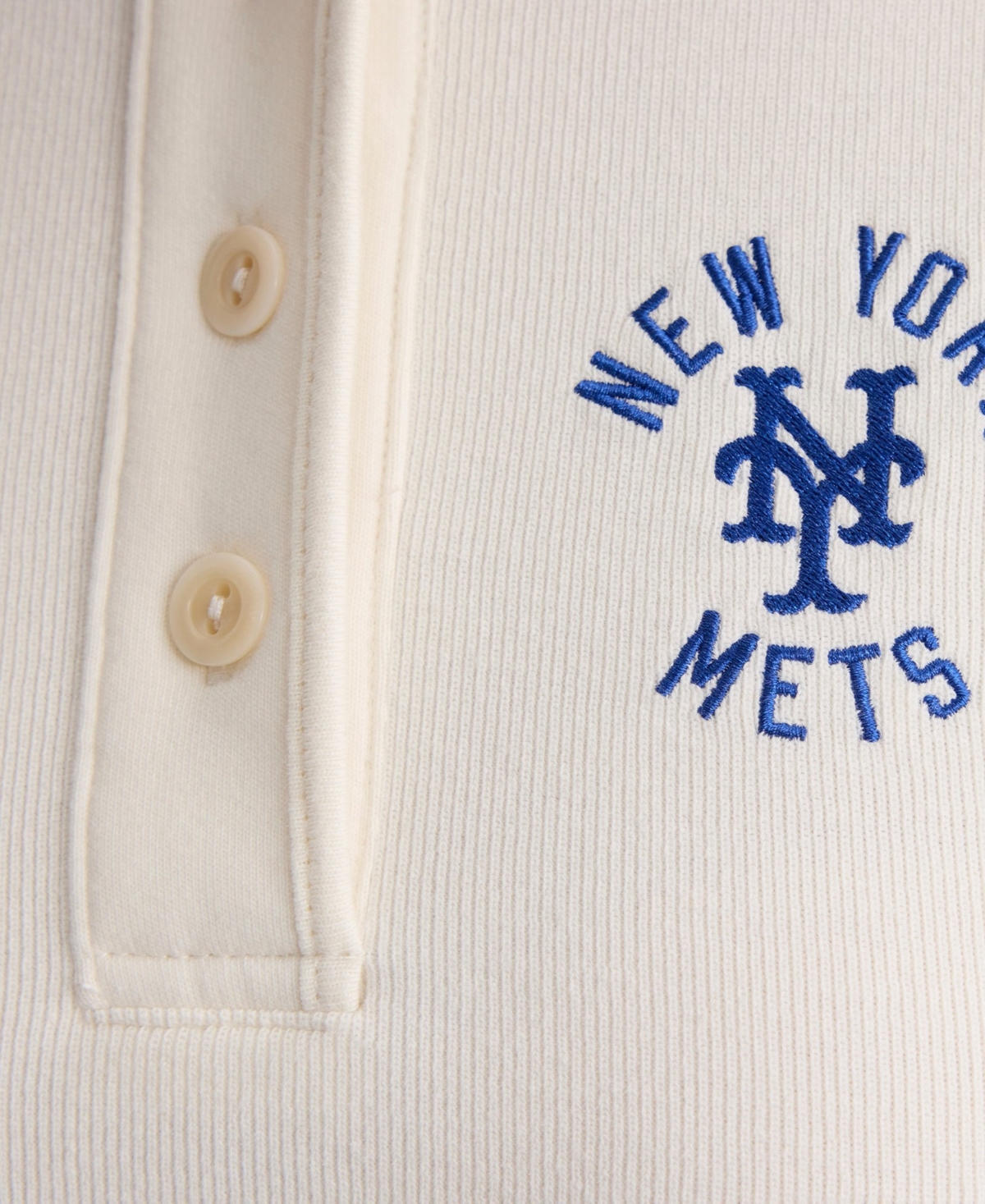 Fanatics Women's New York Mets Iconic Ribbed-Knit Cropped Crew Neck Tank Top
