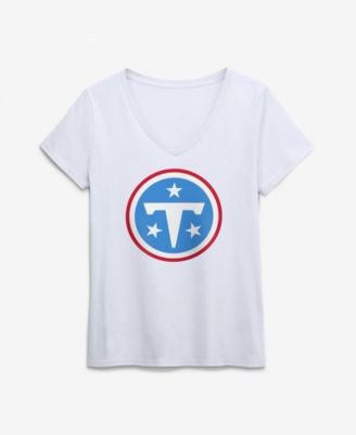 Women's Tennessee Titans V-Neck Short-Sleeve T-Shirt
