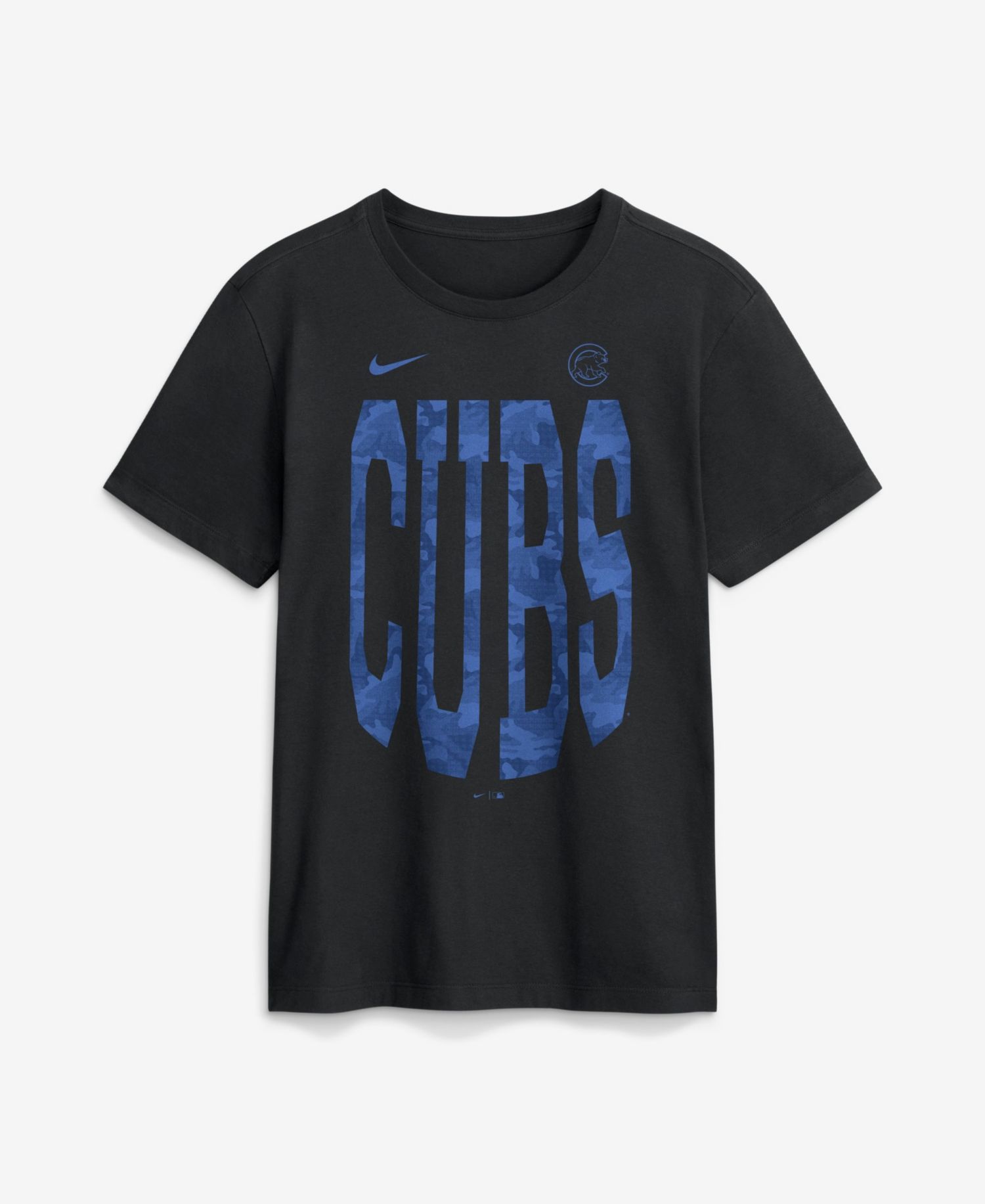 Men's Chicago Cubs Camo Velocity Victor Crewneck T-Shirt