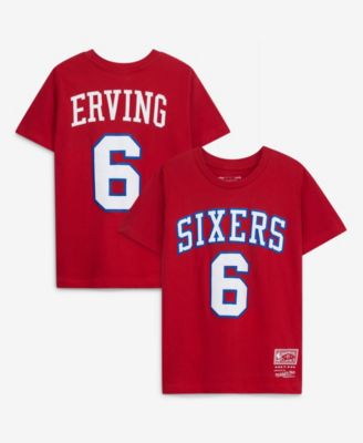 Boys' and Girls' Philadelphia 76ers Julius Erving Hardwood Classics T-Shirt