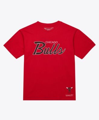 Men's Chicago Bulls Vintage Wordmark Printed Graphics T-Shirt