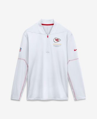 Men's Kansas City Chiefs Sideline Half-Zip Long-Sleeve Sweatshirt