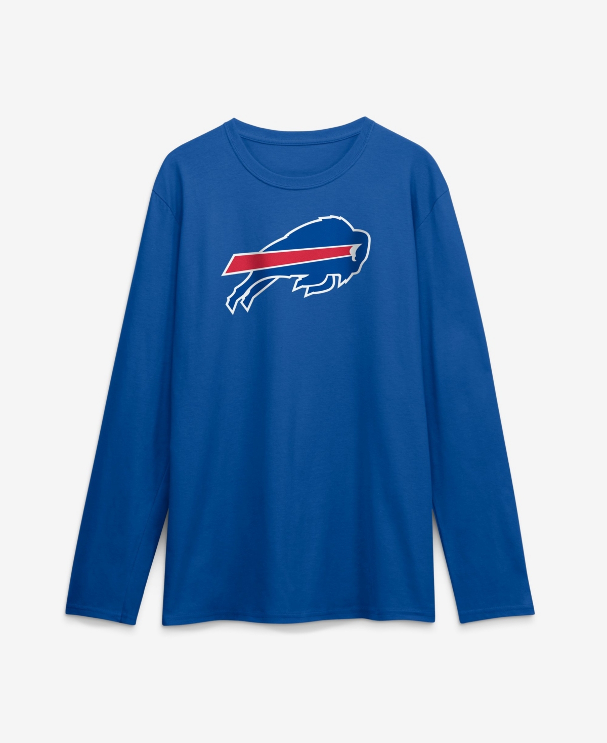 Logo Athletic Men's Buffalo Bills Primary Logo Classic-Fit Long-Sleeve Cotton T-Shirt - Royal