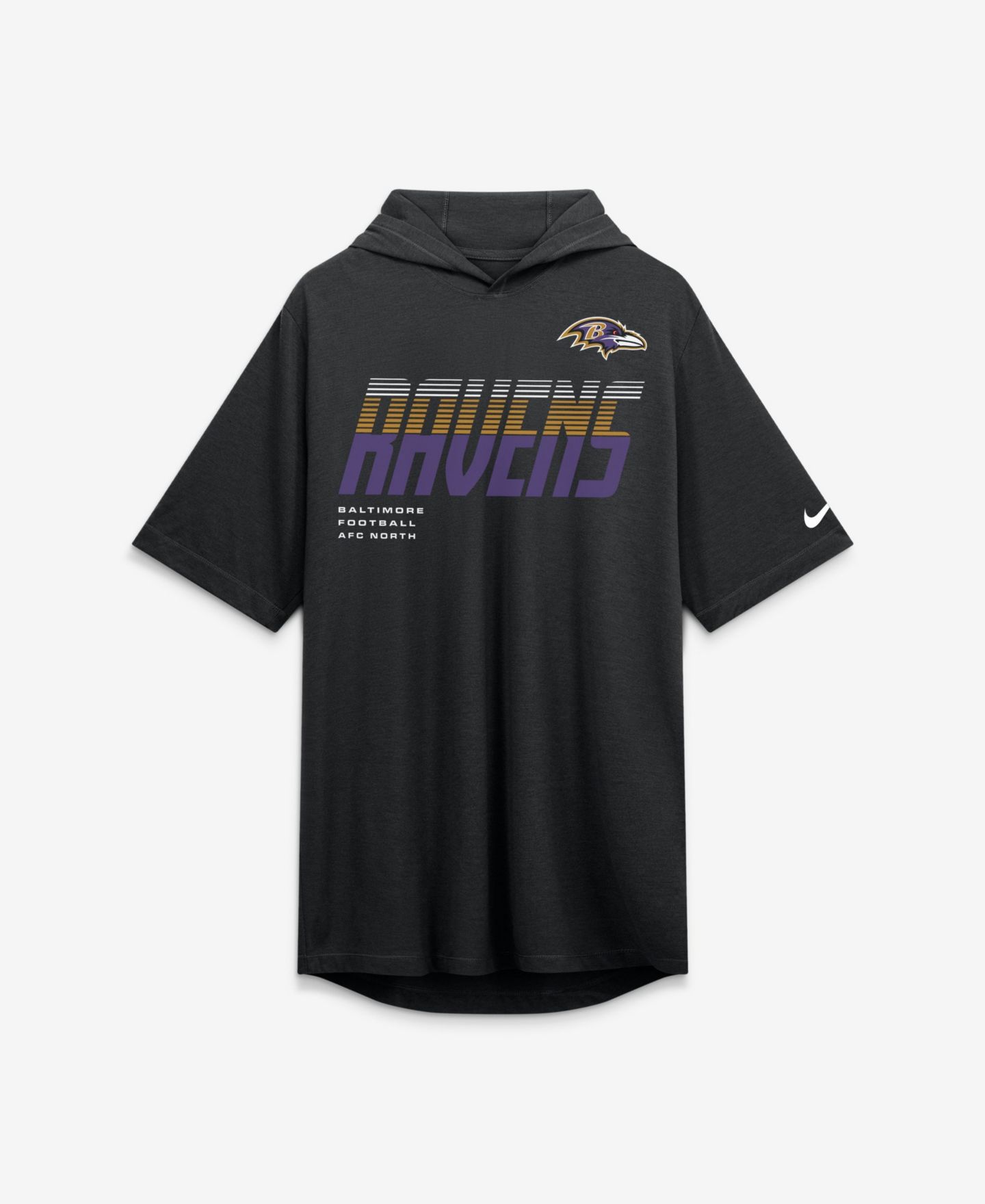 Мужское худи Nike Baltimore Ravens Tri-Blend Hooded — фото 2