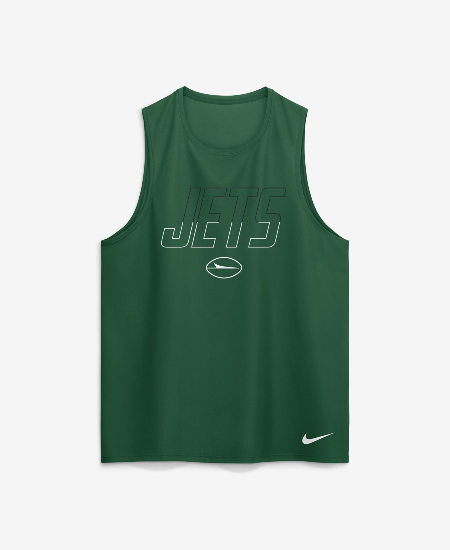 Мужской топ Nike New York Jets Kickoff Miler Dri-FIT — фото 2