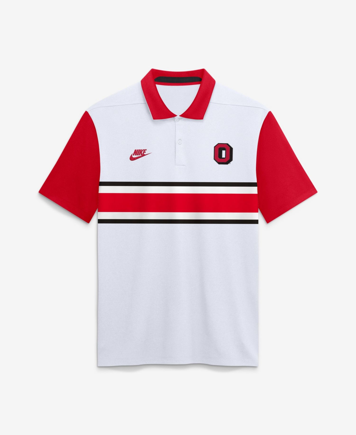 Men's Ohio State Legacy Vapor Striped Polo Shirt