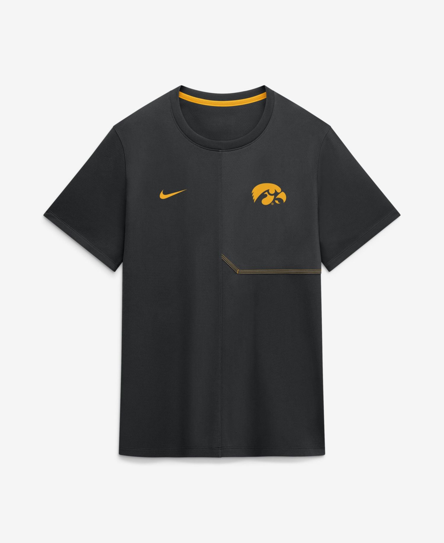 Men's Iowa Hawkeyes 2026 Sideline Dri-FIT Coaches T-Shirt