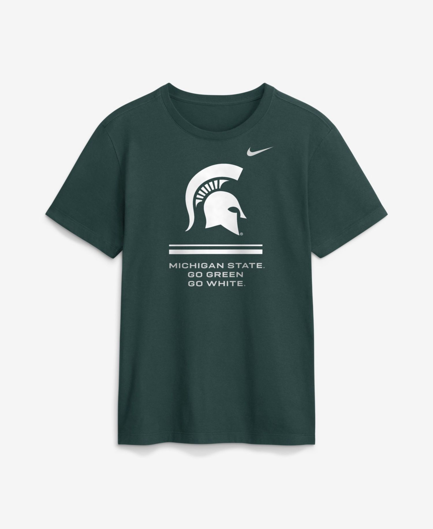 Men's Michigan State Spartans Michigan State Sideline Crewneck T-Shirt